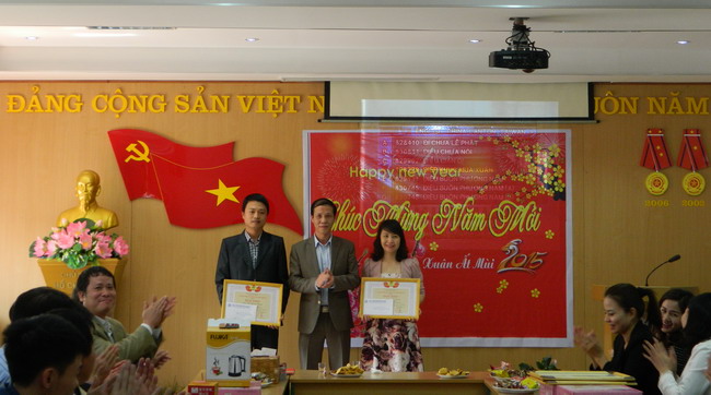 Các cá nhân nhận Bằng khen của Công đoàn Công thương Việt Nam năm 2014