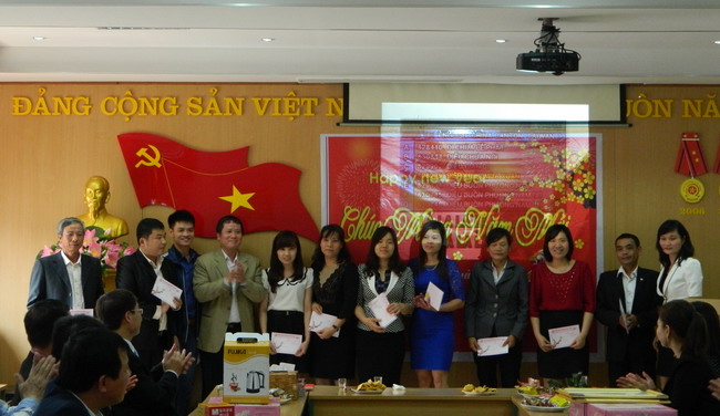 Các cá nhân nhận khen thưởng của Công ty năm 2014